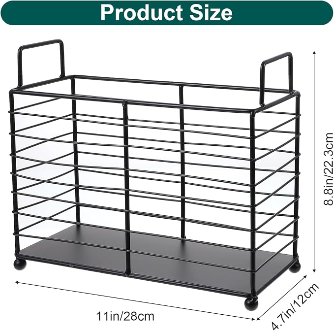 Metal Magazine Rack Floor, Wire Magazine Rack Storage Organizer - Image 2