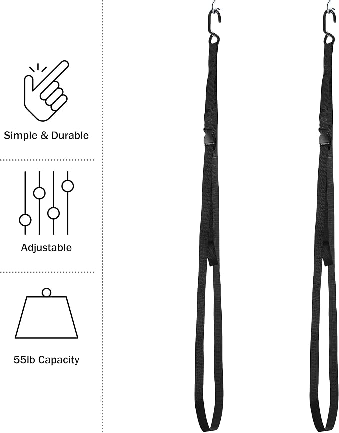 Kayak Rack -Capacity Wall or Ceiling Storage Straps - Image 3