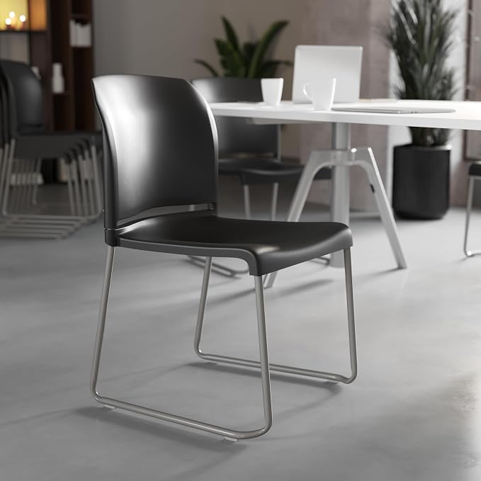 Flash Furniture Hercules Series Contoured Stacking Chairs - Image 2