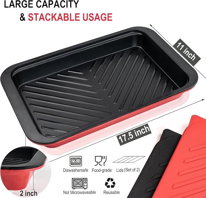 Deep Grilling Prep and Serve Trays - Image 6