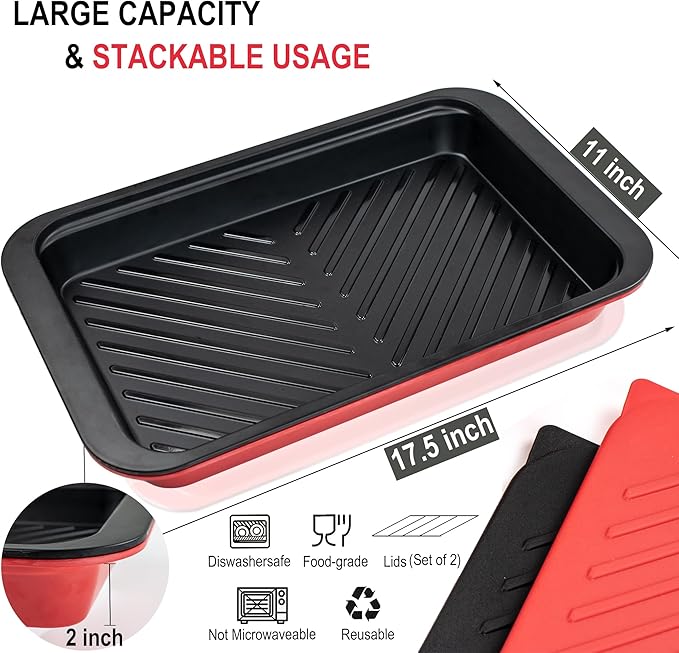 Bamboo Grilling Prep and Serve Trays - Image 3