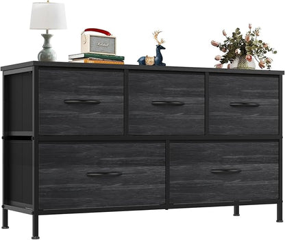 OLIXIS 5 Drawer Dresser for Bedroom, Storage Organizer Unit for Closet | Chest by OLIXIS