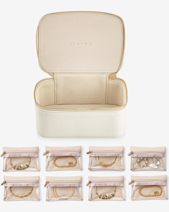 Vlando Gifts for Her, Travel Jewelry Case - Image 8