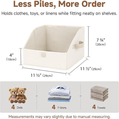 StorageWorks Closet Storage Bins Trapezoid, Cube Storage, Fabric Clothes Bin - Image 6