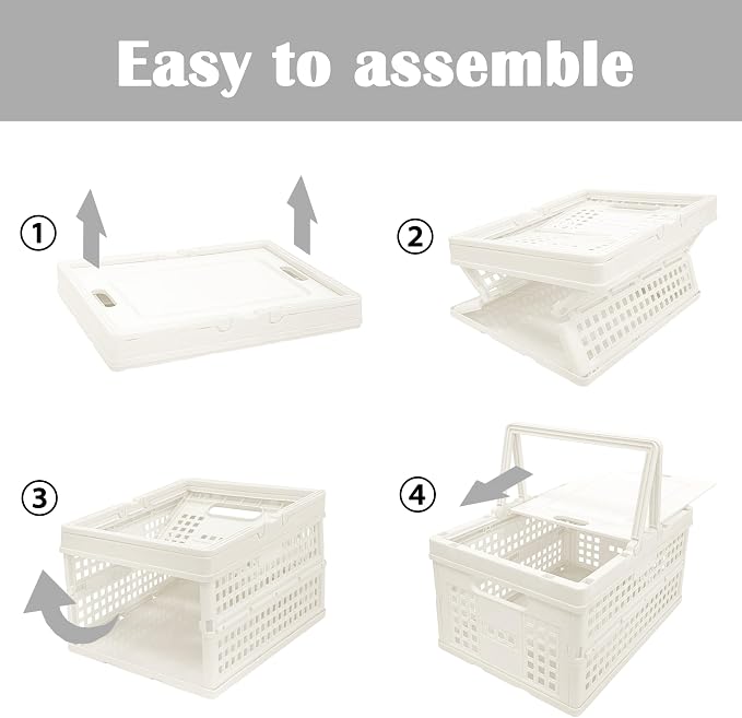 Foldable Small Plastic Baskets - Image 6