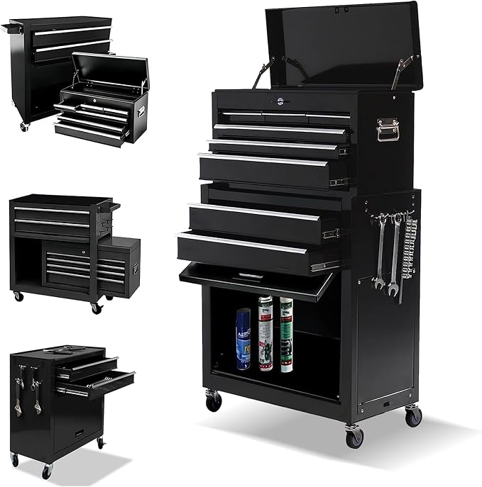 8-Drawer High Capacity Rolling Tool Box by Thechoiceofanewgeneration