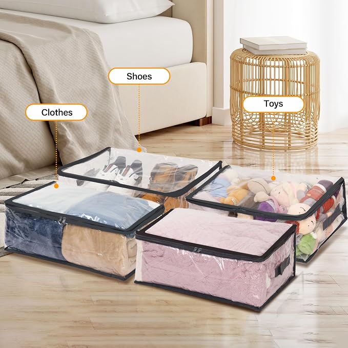 Fixwal 2pcs Small Comforter Storage Bags - Image 4