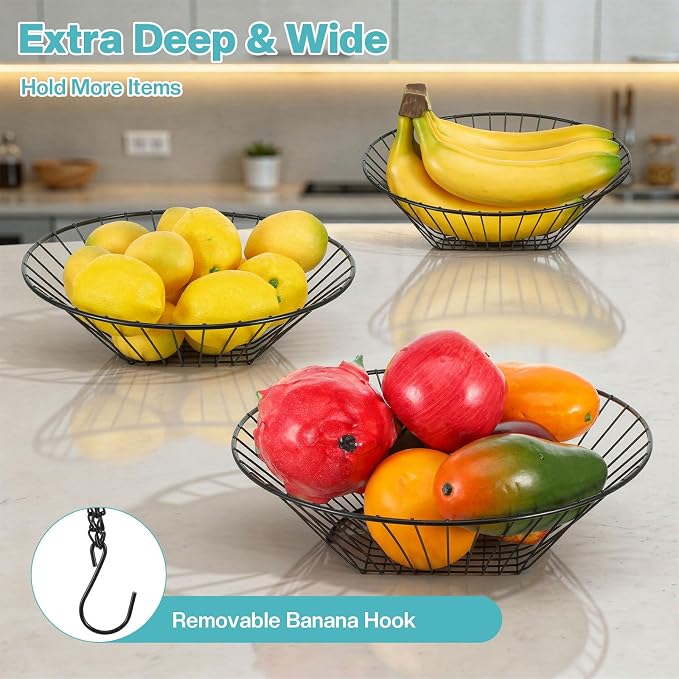 3 Tier Hanging Fruit Basket - Image 7