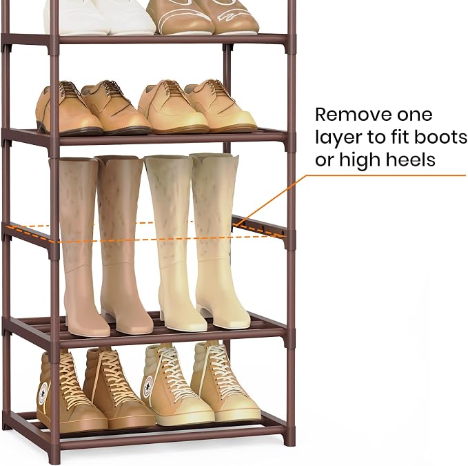 Tall 10 Tier Shoe Rack - Image 5