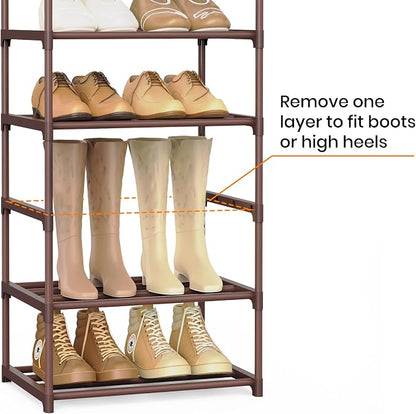 Tall 10 Tier Shoe Rack - Image 5