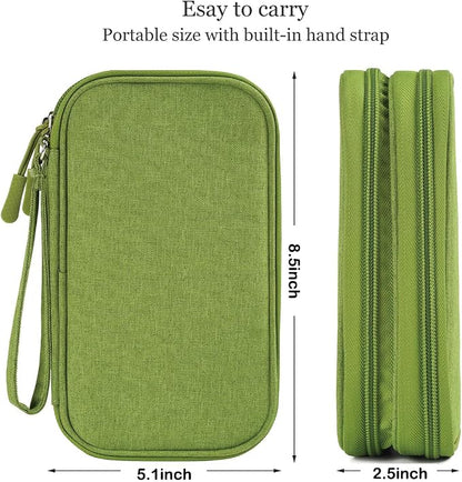 CAAORDKSO Electronic Organizer Travel USB Cable Accessories Bag/Case, - Image 4