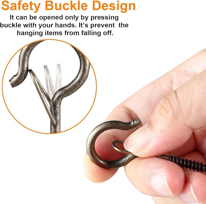 12 PCS Q-Hanger Hooks, Screw Hooks - Image 2