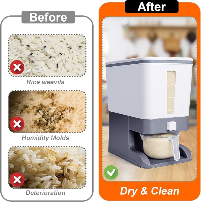 Mity rain Rice Dispenser 20 Lbs - Image 4