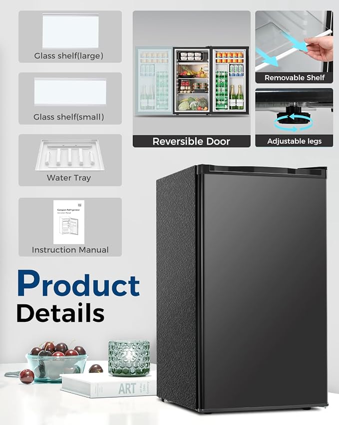 Mini Fridge with Freezer - Image 5