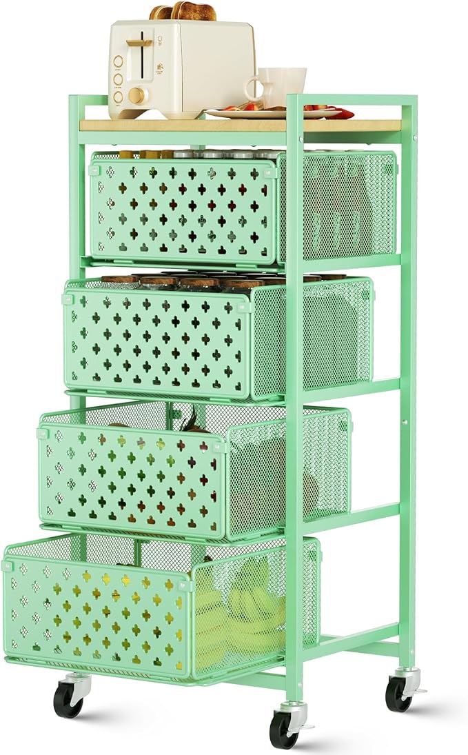 5 Tier Kitchen Storage Cart by Xpatee