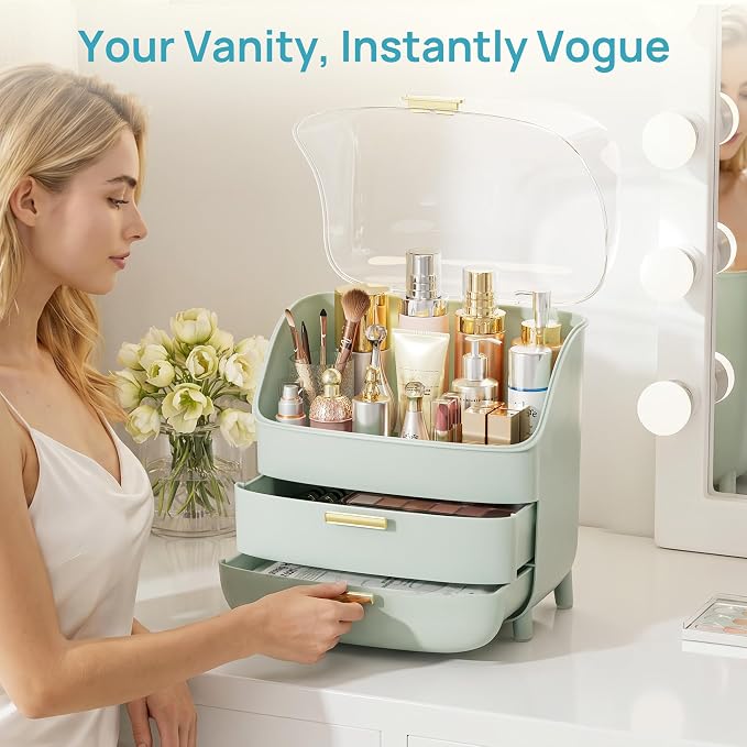 Vtopmart 3-Tier Skincare Makeup Organizer - Image 6
