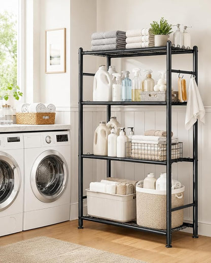 APEXCHASER Metal Storage Shelves 4-Tier, Wire Shelving Unit - Image 8