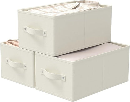 Foldable Closet Organizer, 3 Pack Cube Storage Bin, Clothes Basket by Unknown