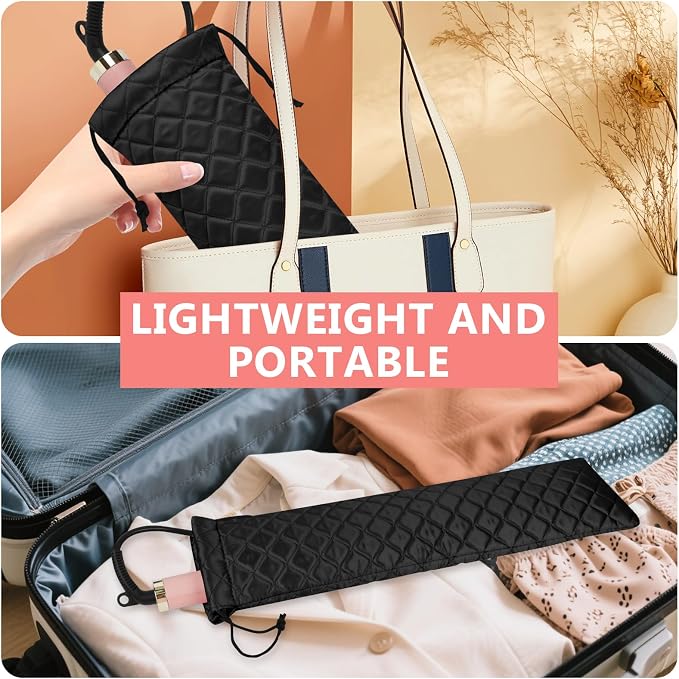 AMIJEAL Heat Resistant Hair Tools Organizer Bag Portable Travel Drawstring - Image 6