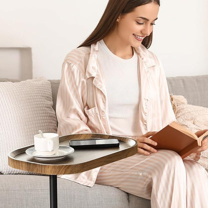 360° Swivel TV Dinner Tray Table - Image 2
