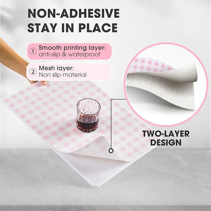 Drawer and Shelf Liner, Non-Slip Kitchen Cabinet Liners Non-Adhesive Thick - Image 2