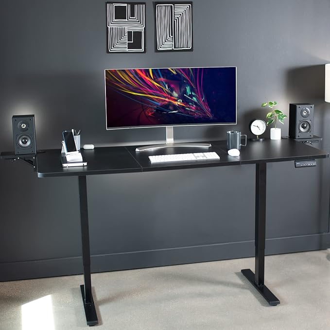 VIVO Clamp-on 6 x 9 inch Desk Extender, Wrist Support, Armrest Tray, Table Mount - Image 2