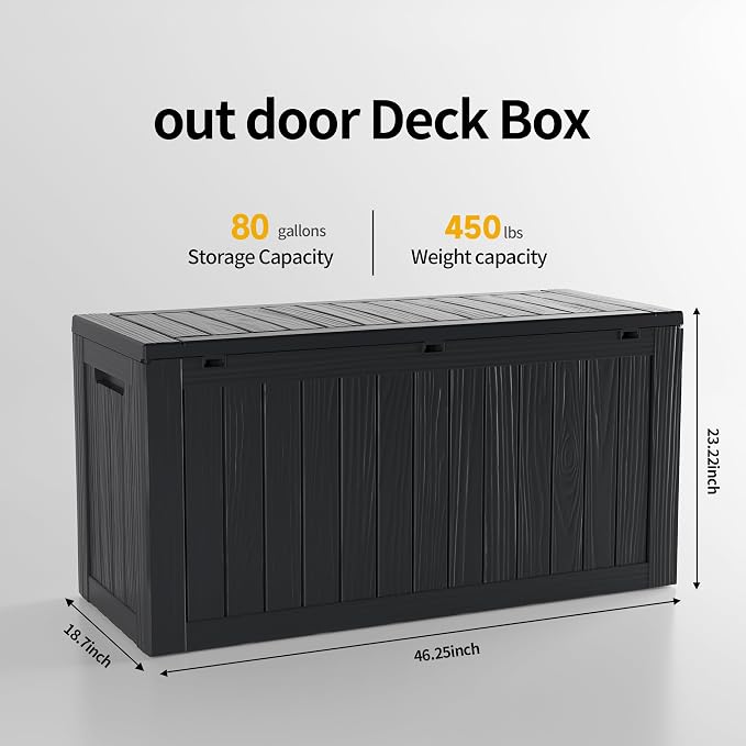 ROJIK Outdoor Storage Housing Deck Box - Image 2