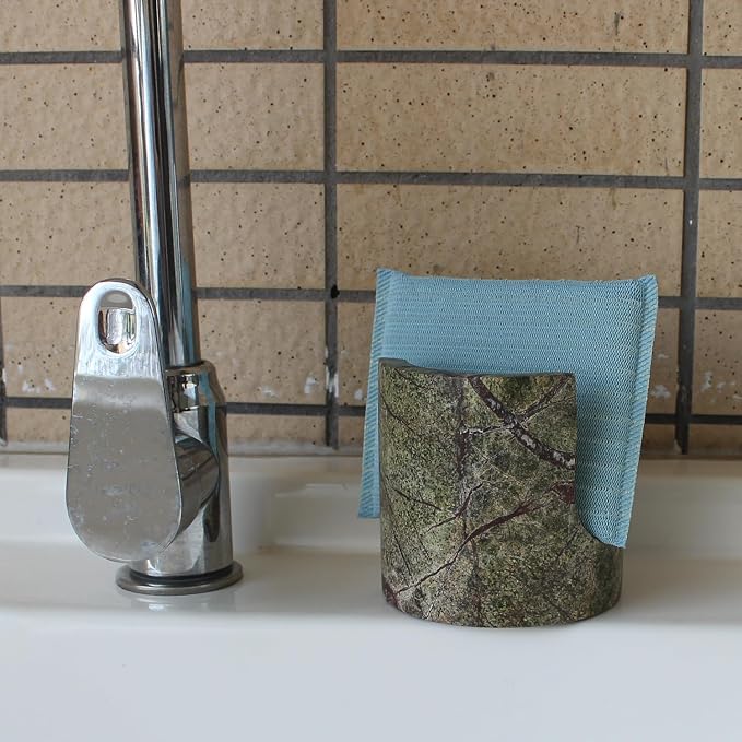 Natural Marble Travertine Sponge Holder - Image 2