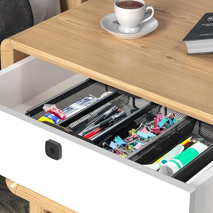 2PCS Drawer Organizer for Kitchen, Utensil Mesh Drawer Organizer - Image 3
