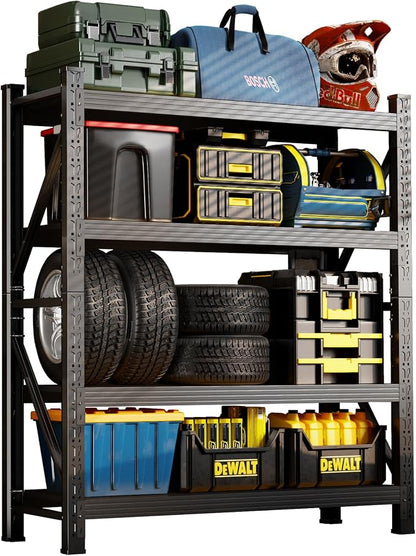 63" H Storage Garage Shelving Unit, 2500LBS Heavy Duty Metal Shelves by SGFHNV