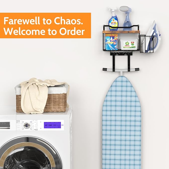 Ironing Board Hanger, T&Y Iron Board Holder Wall Mount - Image 3