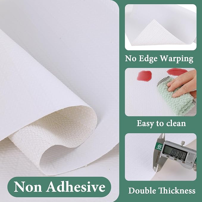 Drawer and Shelf Liner for Kitchen Cabinet: 17 in X 30 Ft Non Slip Waterproof - Image 3