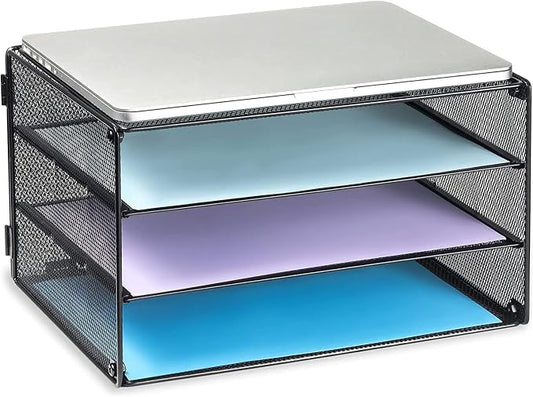 DALTACK 3 Tier Letter Tray Paper Organizer by DALTACK