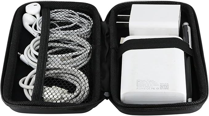 iMangoo Travel Essential Electronics Organizer Pouch Charger Case, Shockproof - Image 5
