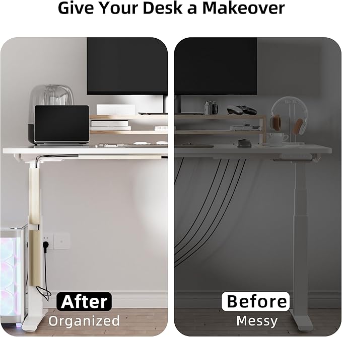 YECAYE 157in Cable Management, Cord Organizer, Easy Install Self-Adhesive Cable - Image 5