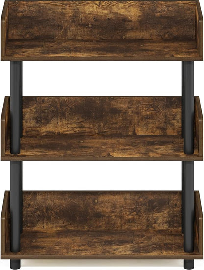 Furinno TURN-N-TUBE Display Shelf, 3-Tier Storage Shelves - Image 8