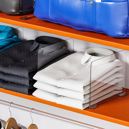 Yieach 10 Pack Acrylic Shelf Dividers - Image 4