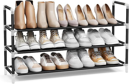 SONGMICS 3-Tier Shoe Rack, Shoe Storage by Unknown
