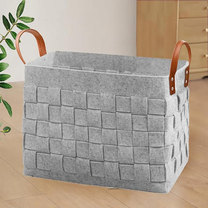 boldmonkey Blankets Basket 16.5 " x13 x13, Large Storage Baskets by boldmonkey