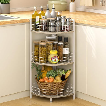 DAOUTIME Bathroom Standing Shelf, 3 Tier Free-Standing Shelf Units, Open Floor - Image 3