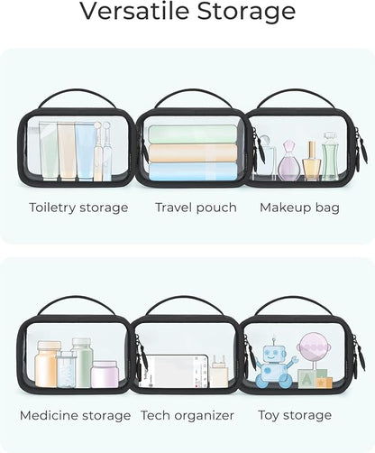 BAGSMART Clear Makeup Bag - Image 4