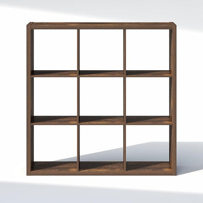 Furinno Cubic Extra Thick 9-Cube Closet Organizers and Storage, Amber Pine | - Image 8