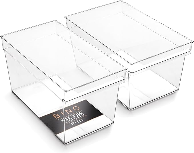 BINO | Plastic Storage Bins, Large by BINO
