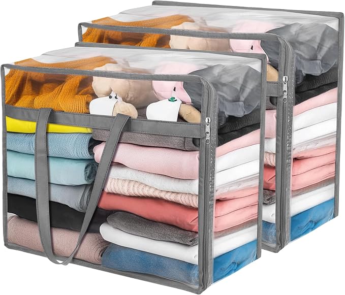 Budding Joy Clear Zippered Storage Bags by BuddingJoy-BuildaJoyfulLifeforYou