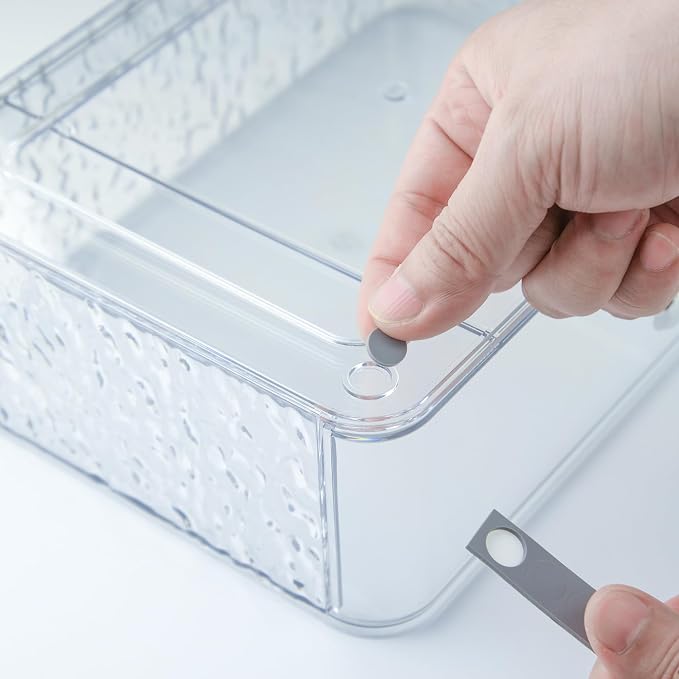 Makeup Organizer with Brush Holder Plastic Makeup Drawers - Image 8