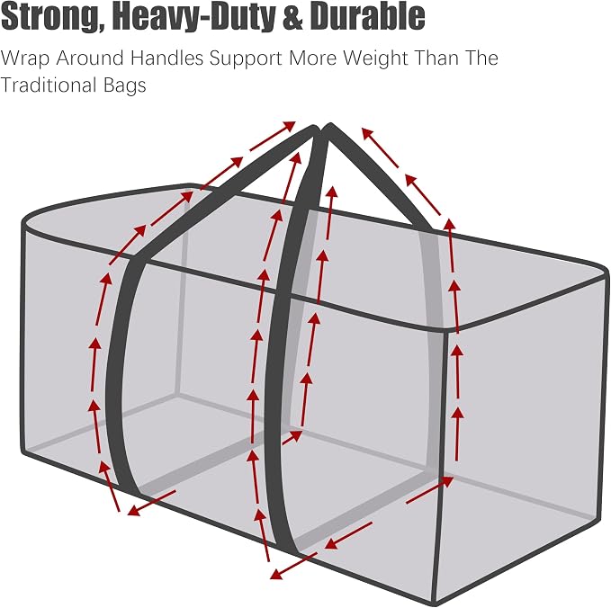 12 Pack Extra Large Moving Bags - Image 4