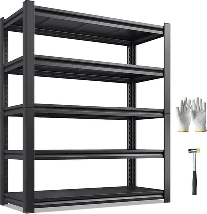 REIBII Garage Shelving 3000 LBS Storage Shelves Adjustable Metal Shelving by REIBII