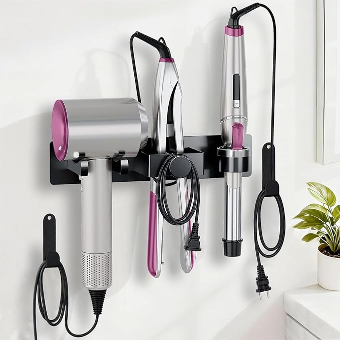 Hair Dryer Holder Wall Mount by DOTCUTY