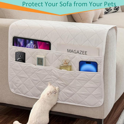 Armchair Caddy Remote Control Holder Sofa Organizer, Non-Slip Couch Arm Chair - Image 5