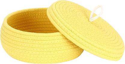 Sea Team Round Cotton Rope Storage Basket by SeaTeam